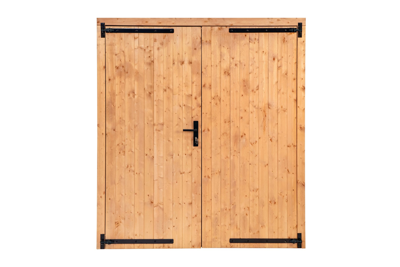 Red Class Wood dubbele dichte deur 185x205 cm buitenmaat- - - Tuindeco