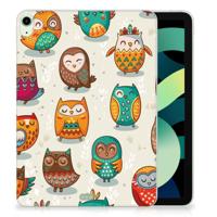 iPad Air (2020/2022) 10.9 inch Back Case Vrolijke Uilen - thumbnail
