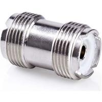 Satelliet- en Antenne-Adapter - PL259 Female - PL259 Female - Vernikkeld - 75 Ohm - Recht - Metaal - Zilver - 10 Stuks - Envelop - thumbnail