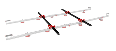 Rubi Supplement set | dwarsgeleiders | voor SLIM EASY TRANS - 18819