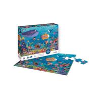 Puzzel - SENTOSFEER - 36 stukjes - Leven onder de zee - Zijdezachte textuur - 7-kleurenprint - Geschikt voor kinderen vanaf 4 jaar - thumbnail
