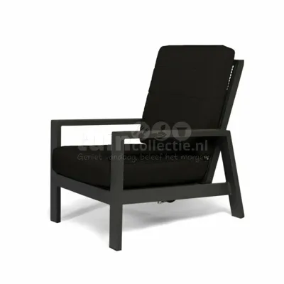 Tierra Outdoor Loungestoel Queens Black
