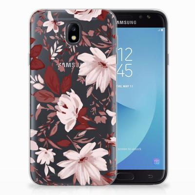 Hoesje maken Samsung Galaxy J7 2017 | J7 Pro Watercolor Flowers Hoesje maken Samsung Galaxy J7 2017 | J7 Pro Watercolor Flowers