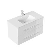 Wastafelkast Odin Wit 90 cm - thumbnail