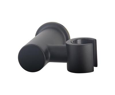 Wiesbaden Wandhanddouchehouder kantelbaar mat zwart Wiesbaden Wandhanddouchehouder kantelbaar mat zwart