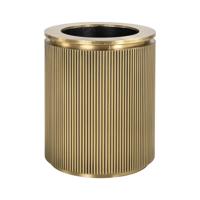 Richmond Bloempot 'Ironville' Brass, 60cm hoog - thumbnail