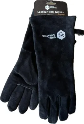 Grill Fanatics Leahter gloves 2 stuks Grill Fanatics Leahter gloves 2 stuks