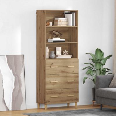 Hoge kast Artisan Eiken 69,5 x 32,5 x 180 cm Bewerkt hout