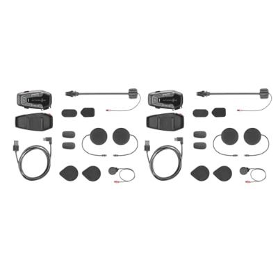INTERPHONE helm communicatiesysteem "u-com 6 r" helmet com.system interp. u-com 6r double kit