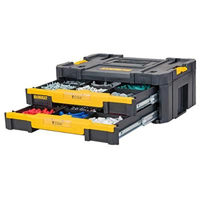 DeWALT DWST1-70706 TSTAK-BOX IV met 2 ondiepe lades met 9 vakjes