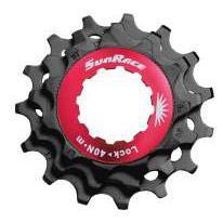 Shimano Sunrace sluitring met kransjes 10v 11/13/15t zwart