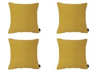 Sierkussen met paspel ca. 45x45 cm Panama mosterd (4 stuks) Madison - Madison - thumbnail