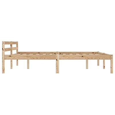 VidaXL Bedframe massief grenenhout 160x200 cm VidaXL Bedframe massief grenenhout 160x200 cm