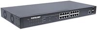 Intellinet 561341 561341 19 netwerk switch 16 + 2 poorten 1 GBit/s - thumbnail