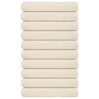 Saunahanddoeken 10 st 80x200 cm 360 g/m 100% katoen crme - thumbnail