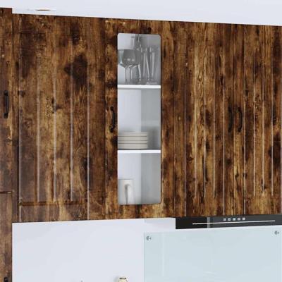 Keukenkast aan de muur met plank Gerookt eiken 40 x 31 x 100 cm Keukenkast aan de muur met plank Gerookt eiken 40 x 31 x 100 cm
