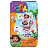 Dora - 28 Dominostenen - Metalen doos - Vanaf 4 jaar - Dora the Explorer - thumbnail
