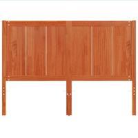 Hoofdbord 135 cm massief grenenhout wasbruin - thumbnail