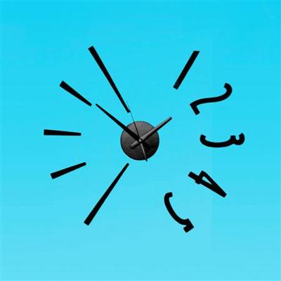 Wandklok 5 nummers / Plak cijfers