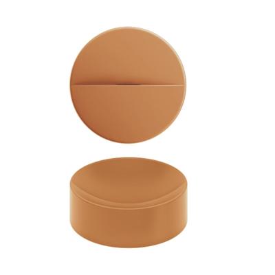 Clou Vale Rond Fontein Zonder Kranenbank Met Geïntegreerde Afvoer Mat Italiaans Zand Keramiek 22 cm Clou