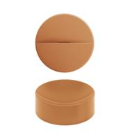 Clou Vale Rond Fontein Zonder Kranenbank Met Geïntegreerde Afvoer Mat Italiaans Zand Keramiek 22 cm Clou - thumbnail