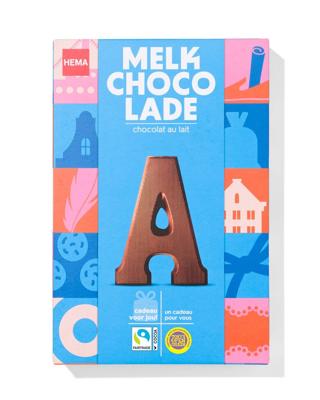 HEMA Chocoladeletter melk A 140g