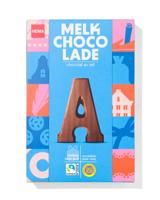 HEMA Chocoladeletter melk A 140g - thumbnail