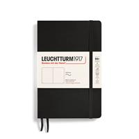 Leuchtturm Black, Softcover, Paperback (B6+), 123 p., plain - thumbnail
