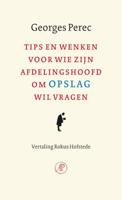 Tips en wenken voor wie zijn afdelingschef om opslag wil vragen - Georges Perec - ebook - thumbnail