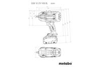 Metabo SSW 18 LTX 1450 BL Accu-slagmoersleutel | 18 V | metabox 145 L | zonder accu-packs en lader 602401840 - thumbnail