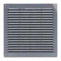 Ventilatierooster EDM 87705 Grijs 20 x 20 x 0,7 cm Muggennet - thumbnail