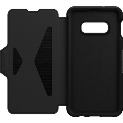 OtterBox Strada - Flip cover voor mobiele telefoon - leer, polycarbonaat - schaduwzwart - voor Samsung Galaxy S10e OtterBox Strada - Flip cover voor mobiele telefoon - leer, polycarbonaat - schaduwzwart - voor Samsung Galaxy S10e