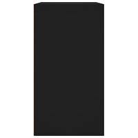 Cosmeticakast 80x40x75 cm bewerkt hout zwart - thumbnail