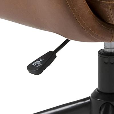 Bendt Bureaustoel 'Rikke' PU, kleur Donkerbruin Bendt Bureaustoel 'Rikke' PU, kleur Donkerbruin