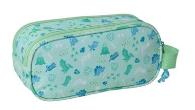 Pennenetui met 2 vakken Safta Munt 21 x 8 x 6 cm 3D