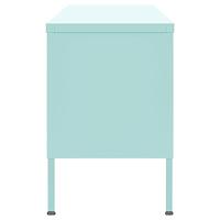 Tv-meubel 105x35x50 cm staal mintkleurig - thumbnail