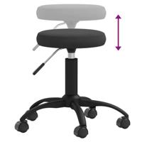 VidaXL Massagekruk fluweel zwart - thumbnail