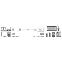 LogiLink USB C - USB A 0.15m - thumbnail