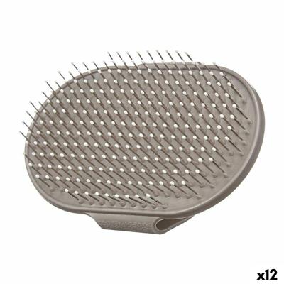 Hondenkam Mascow Grijs 13 x 3,5 x 10 cm (12 Stuks)