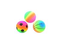 Regenboog bal maat 5 - thumbnail