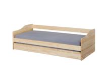 Inter Link Kinder bedframe Leonie (Grijs, 90 x 200 cm) - thumbnail
