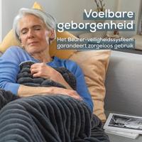 Beurer HD 82 Stockholm Elektrische deken Grijs - thumbnail