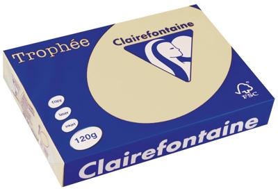 Clairefontaine Trophée Pastel, gekleurd papier, A4, 120 g, 250 vel, gems