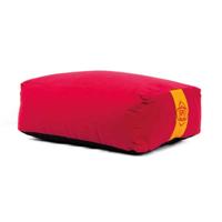 Yogi & Yogini Meditatiekussen Rechthoekig Katoen Rood - 1e Chakra - 38 x 28 x 15 cm - thumbnail