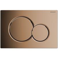 Geberit Sigma 01 bedieningspaneel glans edelmessing voor Sigma reservoirs 8cm (UP720) en 12cm (UP320) - thumbnail