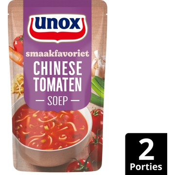 Unox Smaakfavoriet Soep In Zak Chinese Tomaten 570 ml bij Jumbo Unox Smaakfavoriet Soep In Zak Chinese Tomaten 570 ml bij Jumbo