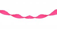 Neon roze Crepe Papier Slinger - 18 meter - thumbnail