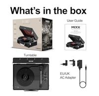 Vinyl draaitafel - MIXX - Revival 55 - Ingebouwde stereoluidsprekers - 3 snelheden - Bluetooth - RCA-uitgang - Crème - thumbnail