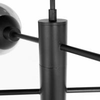 Steinhauer Design hanglampConstellation zwart met smoke glas - 3804ZW - thumbnail