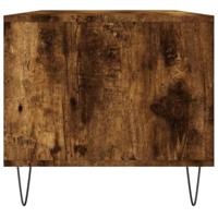 Salontafel 90x49x45 cm bewerkt hout gerookt eikenkleurig - thumbnail